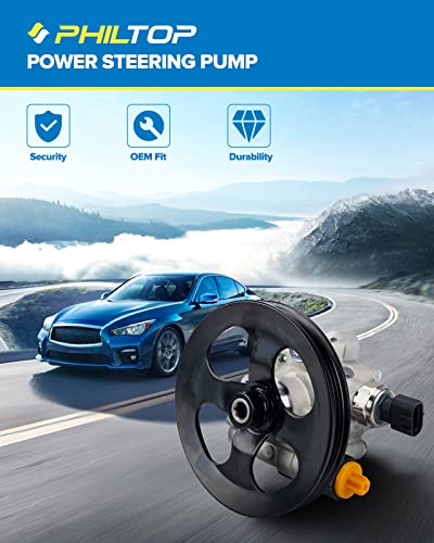 Philtop 21-5242 Power Steering Pump Compatible With 2000-2005 Echo 21-5242 Power Steering Reservoir Asist #TOP2