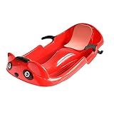 Almohadilla de plástico resistente para principiantes, para practicar snowboard, tobogan para niños y adultos, actividades de invierno