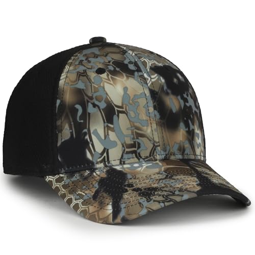 Kryptek Obskura Skyfall Camo Hunting Hat – Low Profile Performance Cap with Mesh Back, Adjustable Hook-and-Loop, One Size - Thumbnail 2