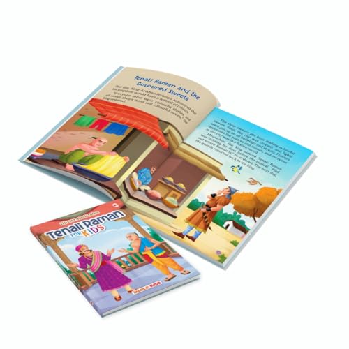 Image of Tenali Raman Stories - Story Book for Kids - Illustrated Stories for Children - Bedtime Stories - Age 2+ Years - Read Aloud to Infants, Toddlers - Hardbound Book