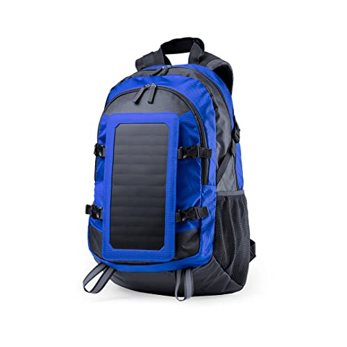 Mochila Senderismo Cargadora con cargador solar incorporado y conexión USB y cable incluidos Ideal para grandes marchas o excursiones Camino de Santiago Cómoda y ajustable