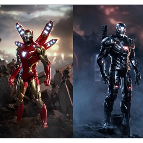 Image of HiPlay ZD Toys Collectible Figure Full Set: 7-inch Simple Articulated - Iron Man MK85, Normal Version, Miniature Action Figurine PTBGTX