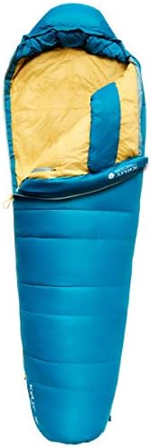Kelty Cosmic 20 Degree 550 Down Fill Sleeping Bag for 3 Season Camping, Premium Thermal Efficiency, Soft to Touch, Large Footbox, Compression Stuff Sack