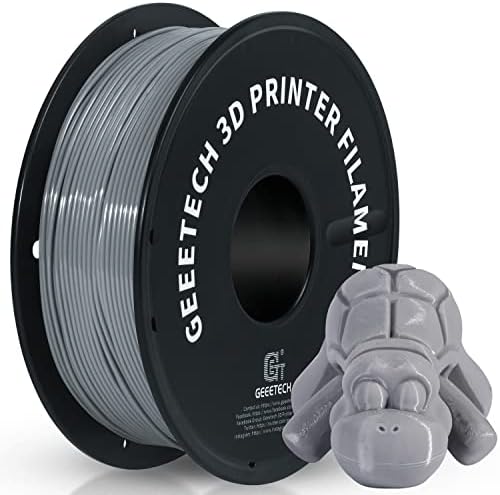 GEEETECH TPU Flexible Filament 1.75mm, 3D Printer Filament 500g 1 Spool (Black)