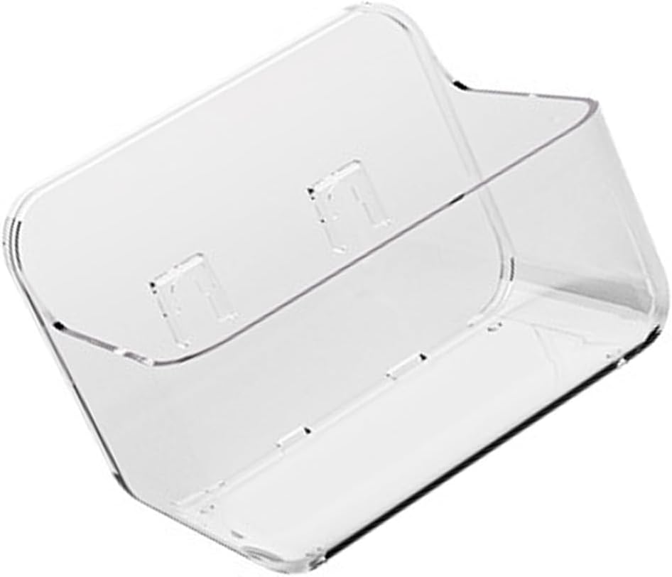 Sturdy Wall Mounted Storage Boxes Clear Adhesive Wall Mounted Storage Box for Bathroom Kitchen or Shelves Rack