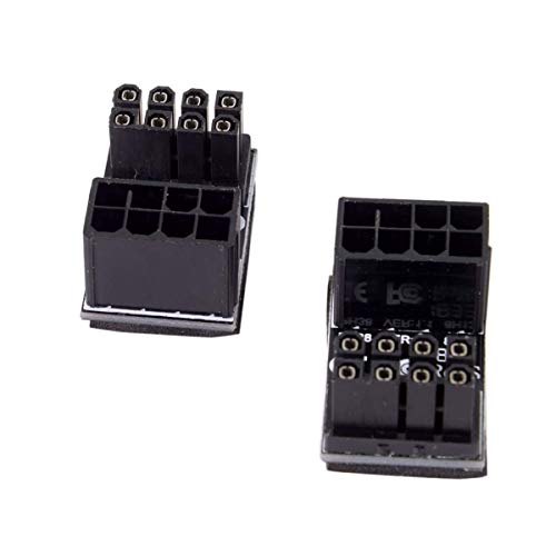 ATX 8ピンメスから8ピンオス180度角度付きアダプター デスクトップグラフィックスカード用のPCIe 90度アダプター