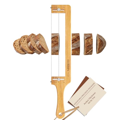 Adjustable Bow Bread Knife with Thickness Guide