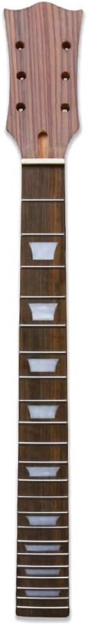 DIY Electric Guitar Neck- 22 Fret 24.75 Inch Mahogany Neck Rosewood Fretboard With Binding Bolt on Heel for Build Guitars