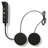 Cuffie Bluetooth per casco da moto con Bluetooth 5.0 EDR, vivavoce senza fili con risposta automatica, cuffie per casco ad alta qualità del suono, cuffie Bluetooth per casco con 48 ore