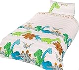 Homespace Direct Rapport Home Dinosaur Kids Polycotton Duvet Set with...