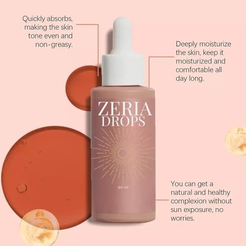 image for AHYOLFH Zeria Sunless Tanning Drops To Drink, Drinkable Sunless Tannin