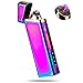 Sipoe Lighter, Electric Arc Lighter Windproof Lighter Plasma Lighter - USB Rechargeable, Upgraded Battery Indicator - Multichrome