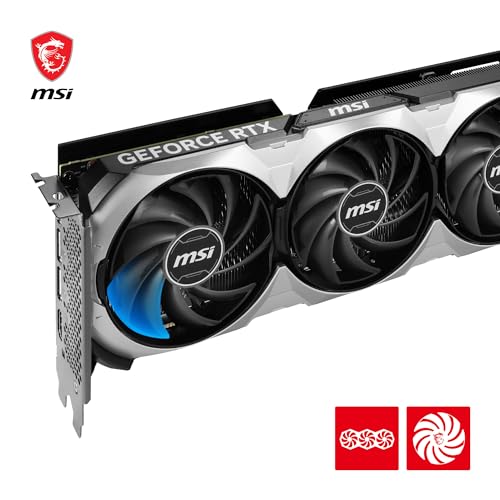 GeForce RTX 4060 Ti VENTUS 3X 16G OC Scheda grafica - RTX 4060 Ti GPU, 16GB GDDR6 (18Gbps/128-bit), PCIe 4.0 - 3 x TORX Fan 4.0 - HDMI 2.1a, DisplayPort 1.4a - Scheda video - Immagine 3