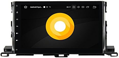 Belsee 10.1 Inch Touch Screen Radio Android 8.0 Oreo Auto Head Unit Stereo for Toyota Highlander 2015 2016 2017 In Dash GPS Navigation System Replacement Octa Core PX5 Ram 4GB Rom 32GB Wifi Bluetooth