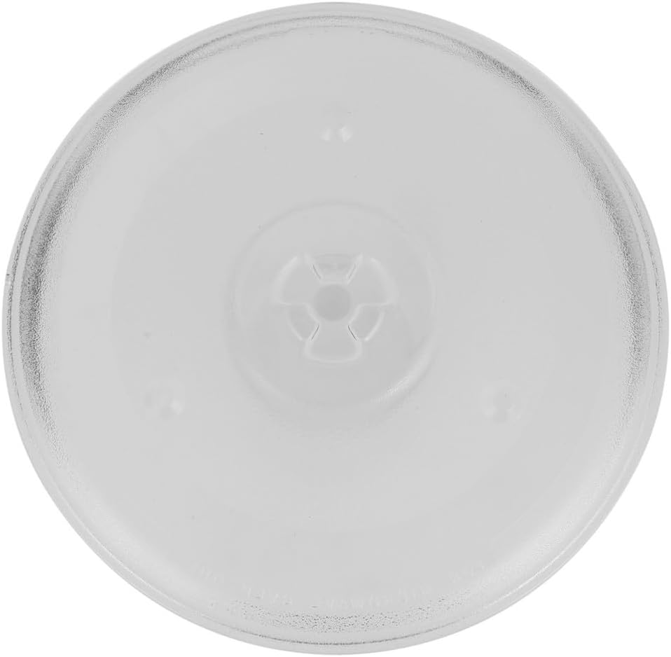 Mipcase Microwave Glass Turntable Y-type Replacement for Oven round Heat Resistant Glass Tray Not to Break Suitable Home for Daily Use