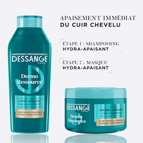 Shampoing DESSANGE anti-irritation pour cuir chevelu sensible et sec