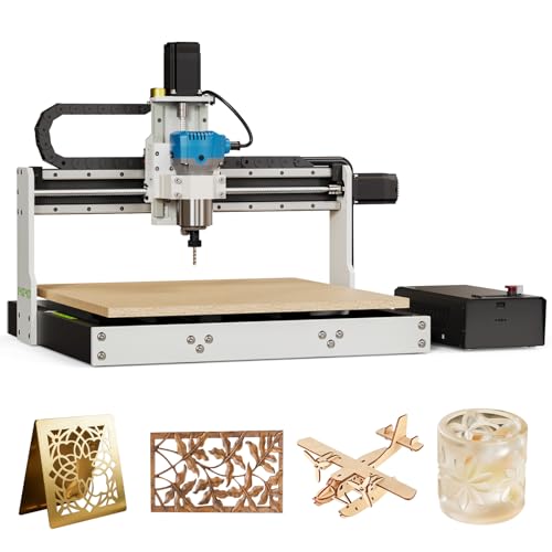 Axiscreat 4040 CNC Router Machine with Linear Guide & Ball Screw Motion, Achieve ±0.005mm Accuracy for High Precision Metal Aluminum Copper Wood Acrylic PCB Engraving