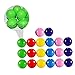VICASKY 60pcs Colorful Raffle Game Pong for Party Activities Drawings and Events Smooth for Easy Handling and Lightweight Design