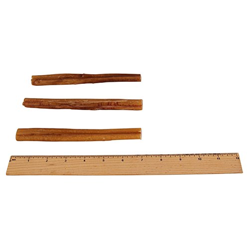 7" Straight Bully Sticks For Dogs Or Puppies (50 Pack) All Natural & Odorless Bully Bones | Grass-Fed Beef | Medium Thickness Long Lasting Dog Chew Dental Pizzle Treats | Best Thick Bullie Stix #TOP4