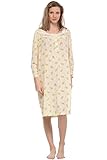 Casual Nights Women's Square Neck Long Sleeve Lace Floral Nightgown