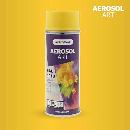 DUPLI-COLOR AEROSOL ART RAL 1018 Zinkgelb glänzend 400 ml - Sprühfarbe – Ansicht 2