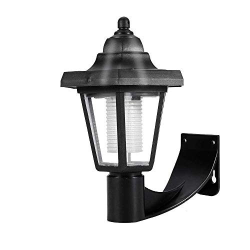 XYNSNDB Lámparas de Pared Apliques Linterna de Pared al Aire Libre Lámpara de Patio Exterior Anochecer en el Amanecer Lámpara de Pared al Aire Libre Sensor Lámpara de Vista Exterior Montaje en Pared