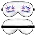 BJDAMAI Cute Axolotl Sleep Masks Eye Cover, Gifts for Women Girls Teens Kids, Axolotl Lovers Themed Gifts Stuff Accessories Things Merchandise Items!