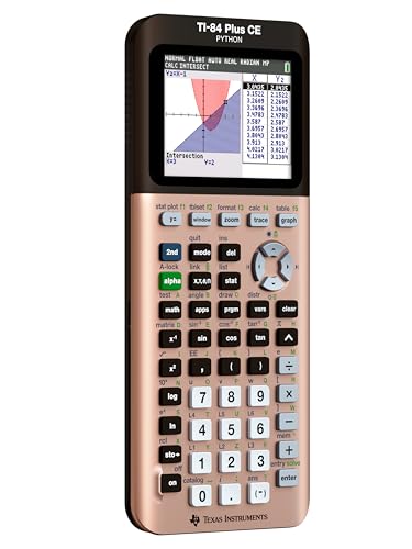 Texas Instruments TI-84 Plus CE Color Graphing Calculator, Rose Gold (Metallic) - Image 2