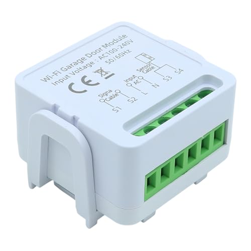 Interruptor inteligente WiFi HUBa para puertas de garaje compatible con Tuya 4