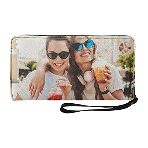 Personalised Women Wallet/Custom Photo Wallet/Women Large Capacity Wallet/Wallet Gift for Mother Wife Girlfriend Sisters Best Friends on Anniversary Birthday Cover