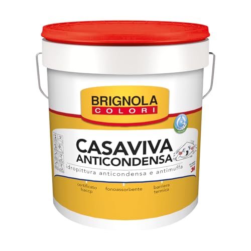 Brignola Casaviva idropittura anticondensa antimuffa, Lt 14