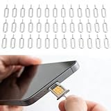 40-Piece Metal SIM Card Tray Ejector Tools, Universal Card Slot Opening Pins, Bulk Mobile Phone Accessories for Daily Use and Spare
