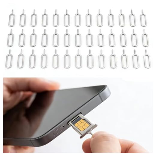 40-Piece Metal SIM Card Tray Ejector Tools, Universal Card Slot Opening Pins, Bulk Mobile Phone Accessories for Daily Use and Spare