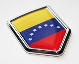 Venezuela, Flag Decal Car Chrome Emblem Sticker 3D Badge