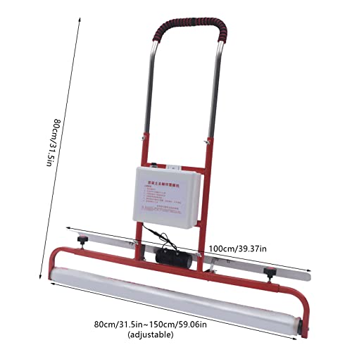 Electric Concrete Vibrator, Power Trowel Engine Screed Cement Plate Compactor, Vibratory Leveling Trowel Concrete Surface Smooth Finish Machine for Decoration Construction Industry Agriculture - Thumbnail 4