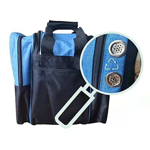 Waliken Single Bowling Ball Tote- Holds One Bowling Ball One Pair Of Bowling Shoes Up To Mens 13 Shoes #TOP3