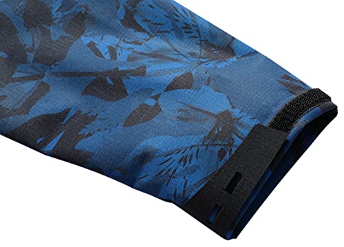 image for OTU Men's Lightweight Waterproof Hooded Rain Jacket Outdoor Raincoat S