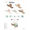 Altenew Lovely Floral Hat Layering Die Set, Floral Hat Die, Boho-Themed Designs Perfect for Cardmaking, Scrapbooking, Journaling, and Paper Crafting