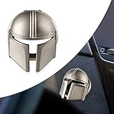 Ouzorp 1pcs Push Button Start Cover car Engine Push Start Button Cover (Silver)