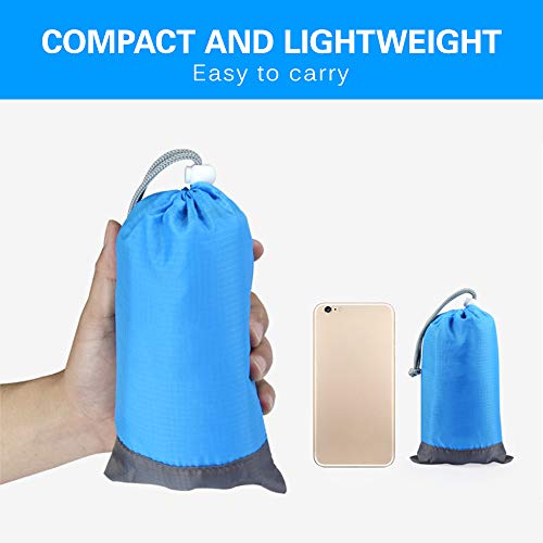 Honelife Cobertor de praia impermeável ao ar livre portátil esteira de piquenique camping chão colch