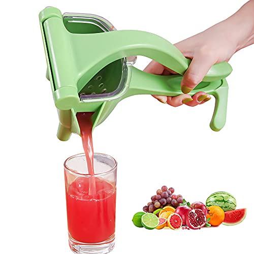 Exprimidor Manual, Exprimidor de Frutas y Limón, Exprimidor de Limón Desmontable, Exprimidor de Frutas Cítricas de una Sola Mano, Fácil de Limpiar, para Exprimir Varias Frutas