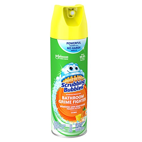 Scrubbing Bubbles Bathroom Grime Fighter Aerosol, Citrus, 20 Oz #TOP3