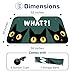 GENANY Cute What Cat Funny Windshield Sun Shade for Car SUV Truck (55x30 Inches), Sun Shade Windshield for Windows, Protector Blocks UV, Spring Car Decor