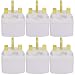 Produktbild MENGS 6X Reisestecker Adapter für GB UK England 3 Pin Stecker (AC 250V 13A, Farbe: Weiß) mit Material ABS für universal Anschluss