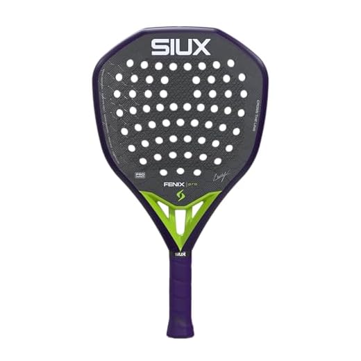 Siux - Pala de Pádel Fenix Pro 2026 Glow Purple Nivel avanzado Forma Diamante - Ataque