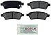 Bosch BE1101 Blue Disc Brake Pad Set for 2005-12 Nissan Pathfinder - REAR