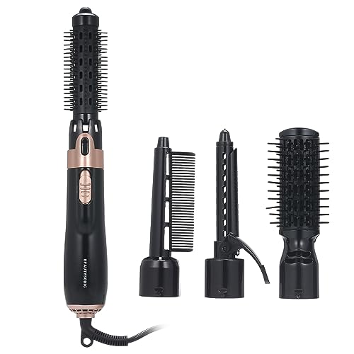 JINGFENG 4 in 1 Styler e Volumizer: Asciugacapelli, Arricciacapelli, Piastra e Spazzola Rotante per Capelli