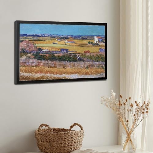 Impression sur toile The Harvest Van Gogh 40x61 cm pour la décoration de bureau