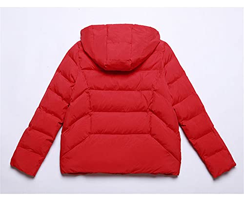 Mulheres com capuz inverno acolchoado casaco magro zíper básico parkas mãe curta