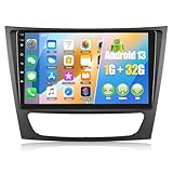 🚗【Anwendbares Fahrzeug und technischer Support】Android 13 GPS-Hauptgerät passend für Mercedes Benz E-W211 E320 E500 E350 CLS-W219,9 Zoll HD-Touchscreen |1024*600 Auflösung | Wir versprechen immer freundlichen und professionellen Kundenservice und 30 Tage Rückgabe oder Austausch ohne Grund. Wenn Sie irgendwelche Probleme haben, kontaktieren Sie uns bitte über 